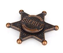 اسپینر فلزی شش پره‌ ای کلانتر Fidget Spinner Sheriff